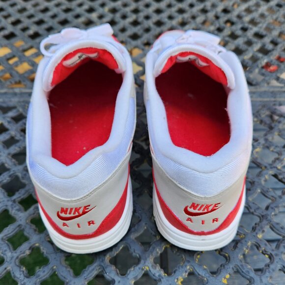 1st Release 908375-100 Nike Air Max 1 OG Anniversary 'Red' Men Size 11.5 - Picture 12 of 16